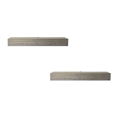 Poplar Floating Shelves