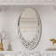 Iva Glass Oval Wall Mirror