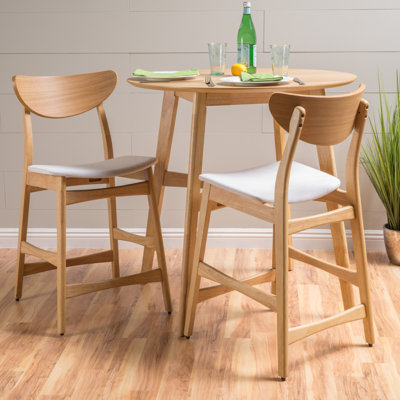  Chaises de hauteur comptoir gris foncé de style Mid-Century, ensemble de 2 tabourets de bar en bois massif de luxe, îlot de cuisine contemporain rembourré