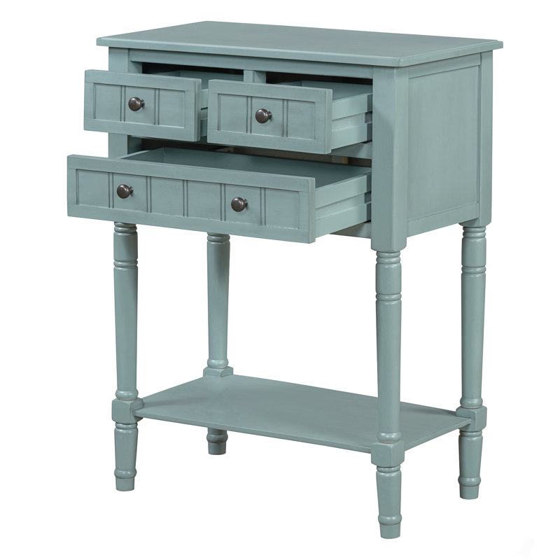 Console étroite, Bleu clair
