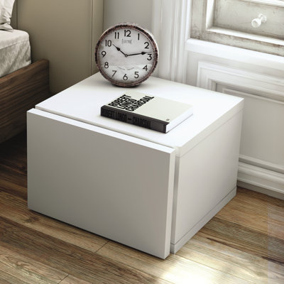 Gavan 114.3cm W Particle Board / Chipboard Bedside Table