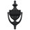 Deltana DKR75U19 Door Knocker, Victorian Rope in Paint Black