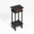 Turn-N-Tube Side Table, 3-Tier End Table with Storage Bin, Open Shelf Night Stand, Bedside Table, Toolless Assembly, for Living Room, Bedroom, Black Espresso