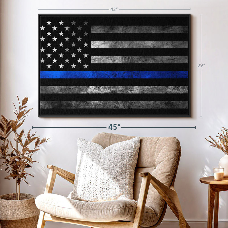 «Police Flag», H 29 po x l 43 po