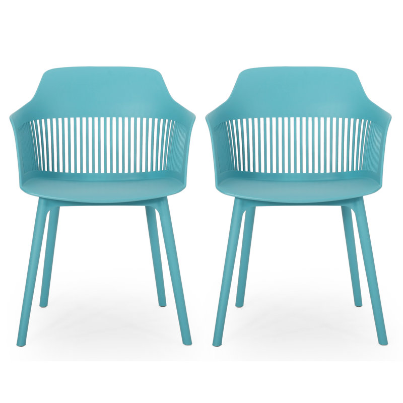 Chaise de terrasse Jacqueline, Bleu sarcelle