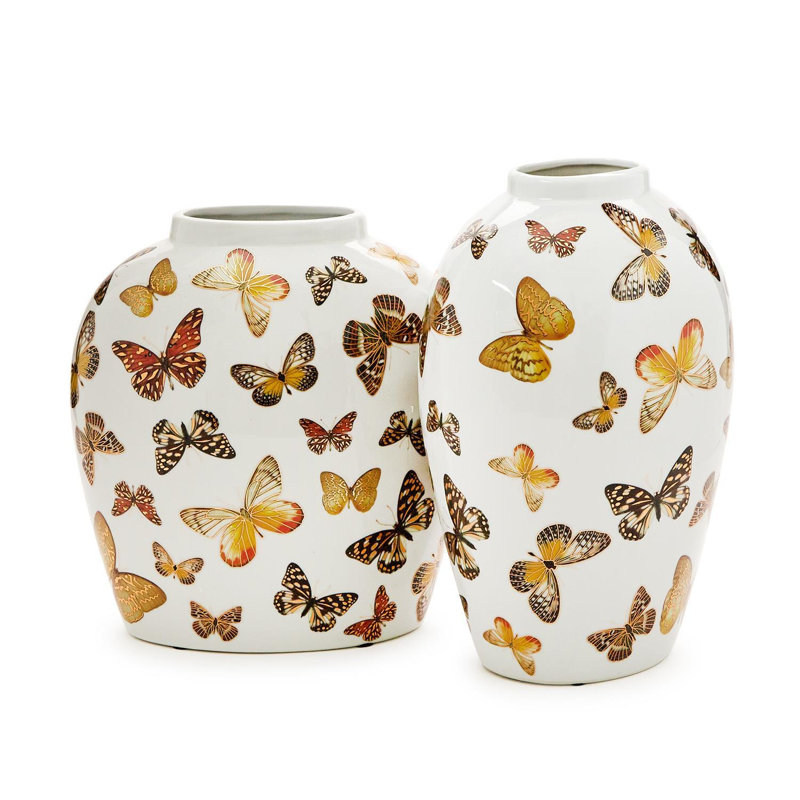 Ensemble de 2 vases en céramique
