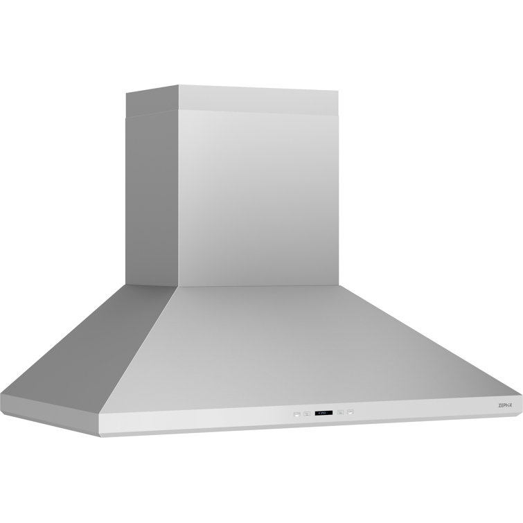 Core Zephyr Siena Pro 42 In. 1200 CFM Wall Mount Range Hood With LED Light In Stainless Steel