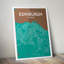 Edinburgh City Map - No Frame Print-1207474357