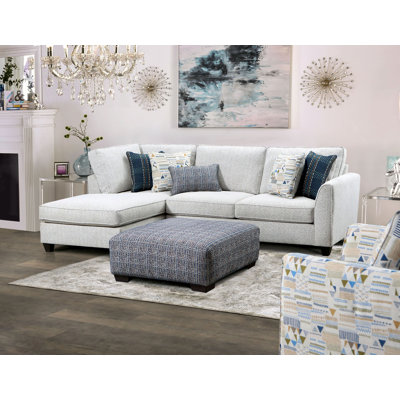 Aneda 111" Wide Left Hand Facing Sofa & Chaise