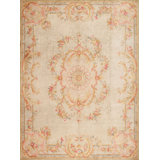 Savonnerie One-of-a-Kind 9' X 12' Hand Knotted Area Rug