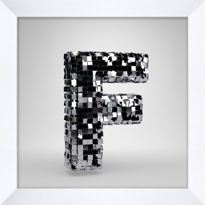 Disco Letter F Print by Mat Sanders