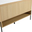 Meuble-lavabo élégant avec lavabo en résine et structure en bois massif multicouche