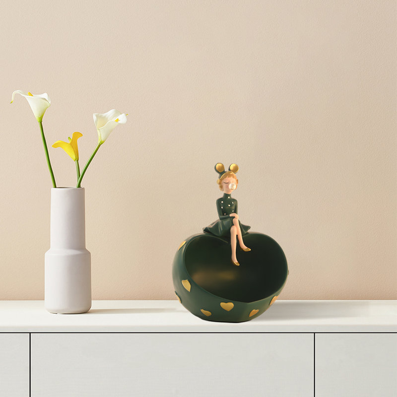 Plateau de rangement, Vert foncé