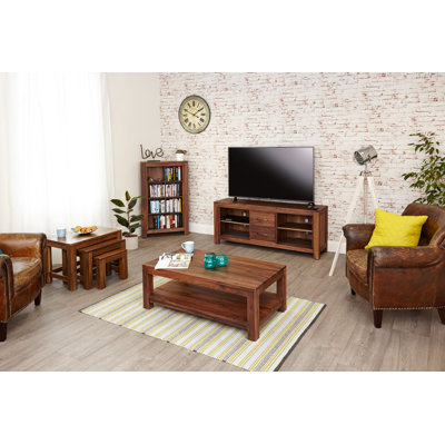 Bot Solid Wood Four Leg Coffee Table
