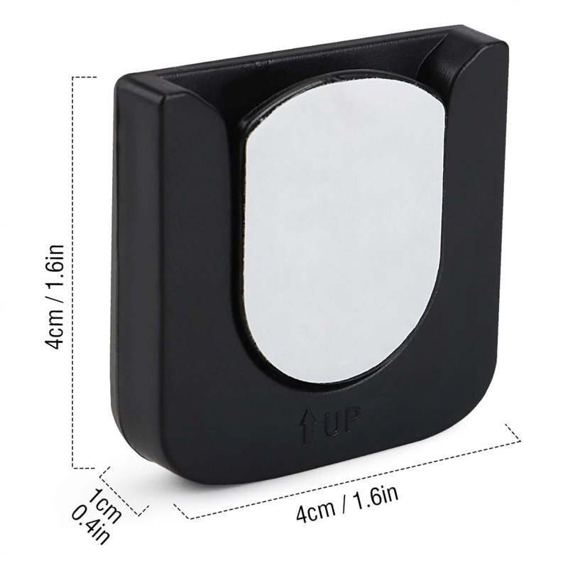 3 Pcs Magnetic Remote Control Holder Wall Mount No-Drill Self-Adhesive Organizer Storage for TV, Fan, Air Conditioner Remotes