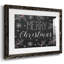 Tableau noir «Merry Christmas» - impression d'un seul cadre-420495823-420495820