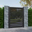 Barrière en aluminium semi-intime 6 pi H (sans les poteaux)-118606652-121450070