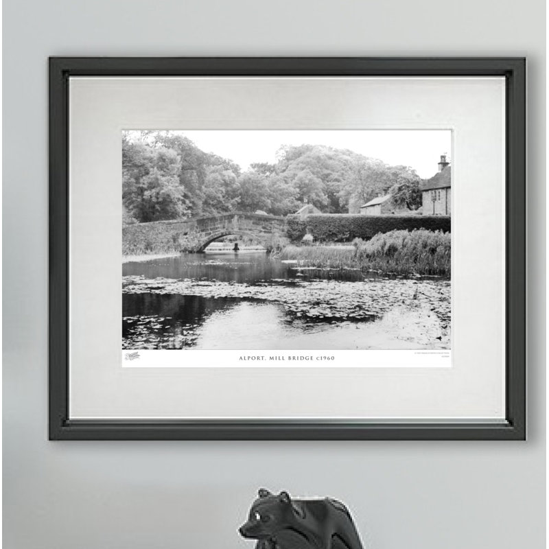 Alport, Mill Bridge C1960 - Single Picture Frame Print, 45cm H x 60cm W x 2.3cm D