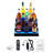LED Lighted Liquor Bottle Display Bar Shelf RF & App Control 16" 4-Step