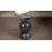 19" Modern Natural Marble Handmade Stacked Round Pedestal End Table