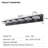 Hanzlah Modern 6-Light Black LED Vanity Mirror Light Fixture For Bathrooms And Makeup Tables 