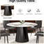 Table en pierre artificielle 51,88 po - 6 places, et siège de salle à manger-1733798928