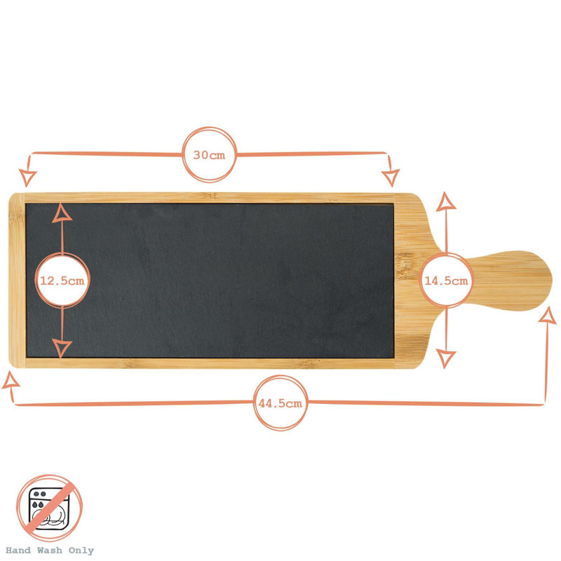 Argon Tableware - Bamboo Slate Serving Paddles