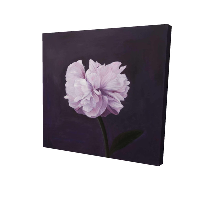 Magnifique toile mauve | Art mural romantique pour chambre à coucher