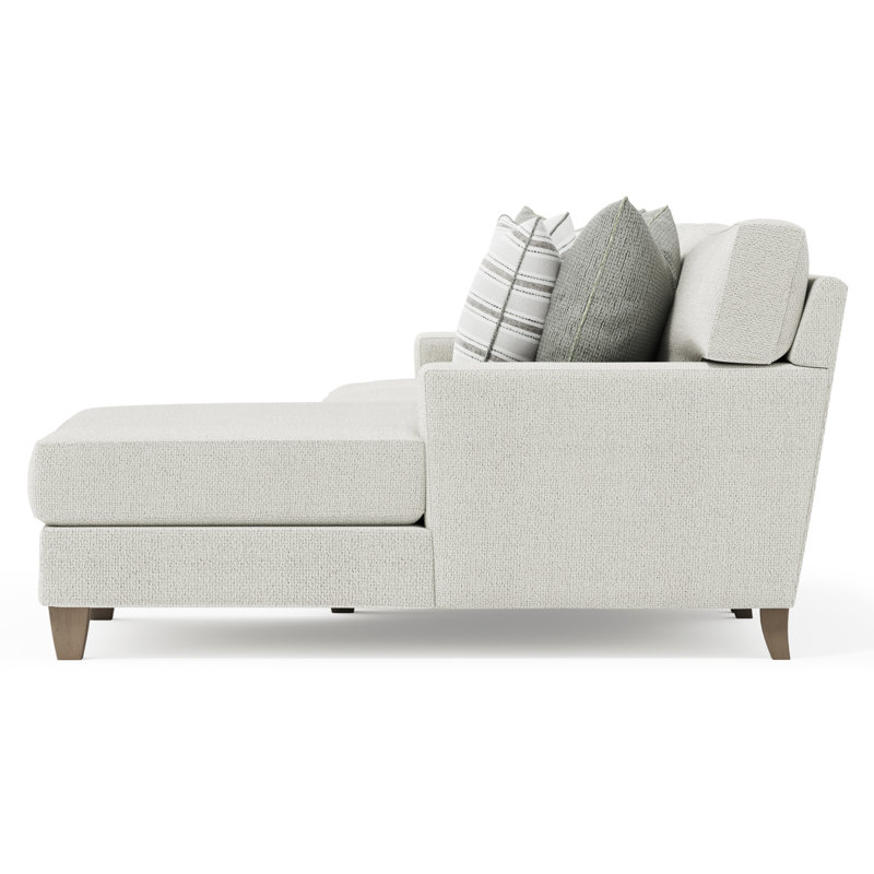 Bernhardt Mila 2-Piece Right Facing Fabric Sectional, Right Hand Facing, 36.5" H x 101" W x 61" D