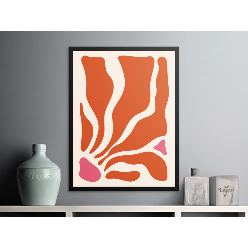 Como Single Picture Frame Print, Orange, 40.64 cm H x 30.48 cm W