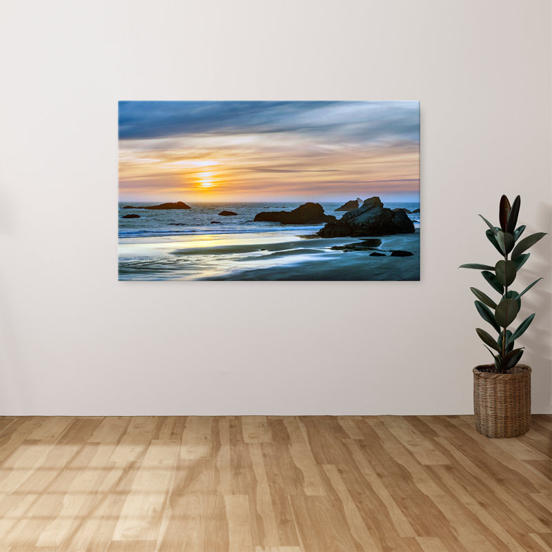 "Harris Beach Sunset" par Danita Delimont, reproduction sur toile, H 18 po x l 30 po x P 1 po