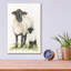 «Sheep» par Leslie Trimbach, art mural en verre acrylique, 24 po x 36 po-935477239