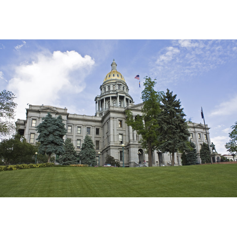 Denver State Capitol by Benkrut - Wrapped Canvas Print, 51cm H x 76cm W