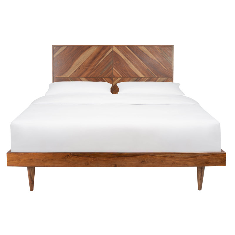Macibryn Wood Herringbone Bed