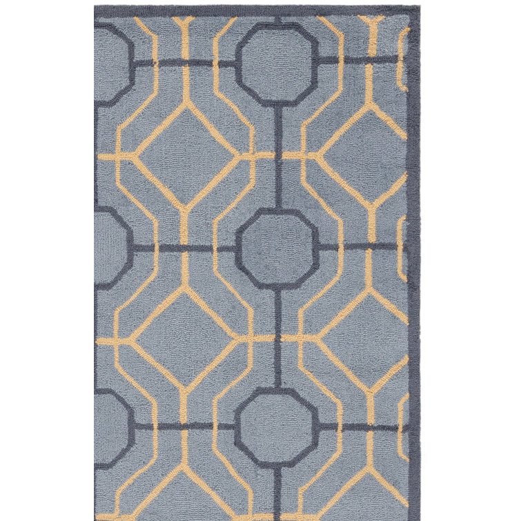 Naya Hand Hooked Performance Geometric Rug