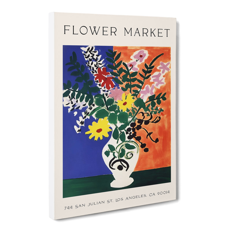 San Julian Flower Market Exhibition No.2 - Wrapped Canvas, 76cm H x 50cm W x 3cm D