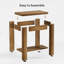Petite table d'appoint Farmhouse avec tablette de rangement pour le salon-433008730-432667639