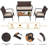 Acacia 4 - Person Patio Conversation Set with Cushions