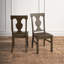 Chaise d'appoint en chêne Heneretta