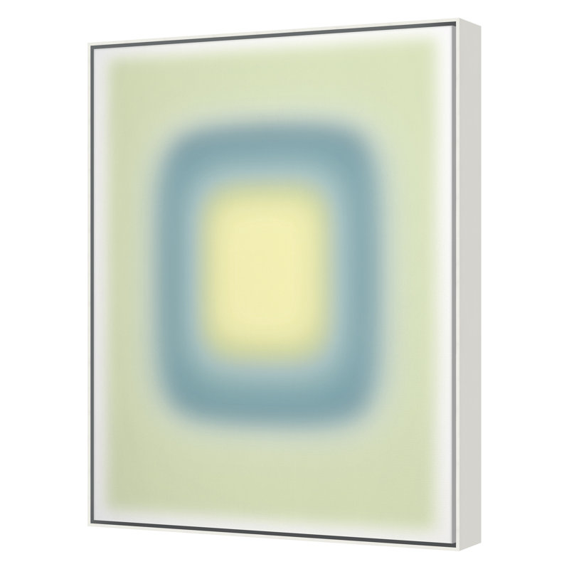 Blur Continuum 10 Print by Renee Stramel, 60" H x 45" W x 2.63" D, White Framed
