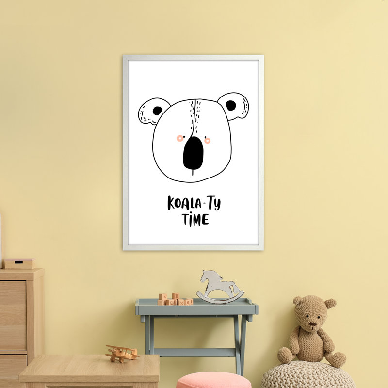 Koala by Miniofmine - Print, Brown Framed, 88cm H x 64cm W x 3cm D