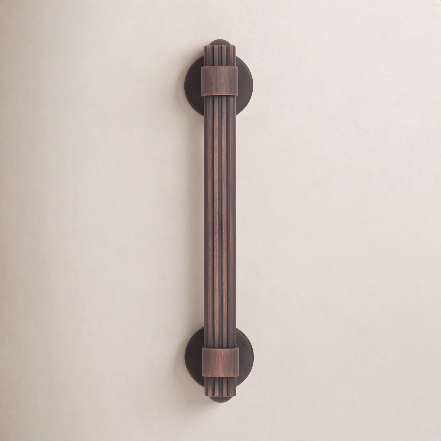 Sea Grass Bar Cabinet Pull, Oil Rubbed Bronze, 3.75"