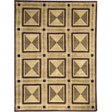 Hand-Knotted High-Quality Beige Area Rug