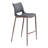 Upholstered Counter Stool with Metal Frame-1678078050