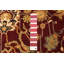 Tapis rouge foncé à double nœud Billie-Jo 6 pi 1 po x 9 pi 2 po