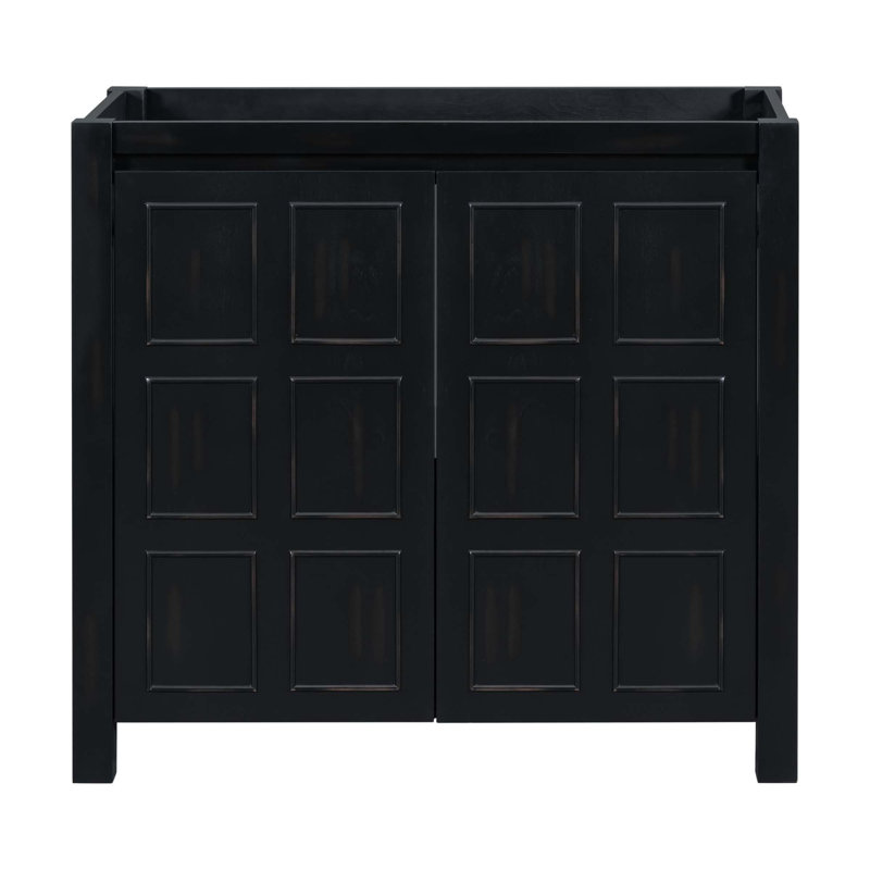 (Armoire seulement) Base de meuble-lavabo avec 2 portes