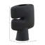 Niamh 17" Tall Terracotta Vase, Black