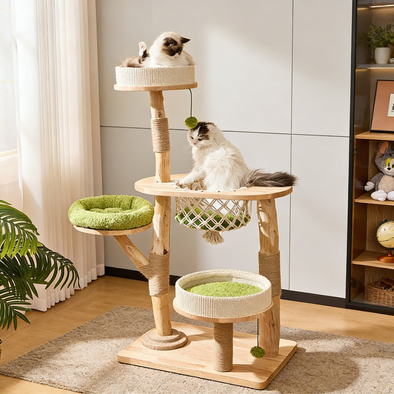 Structure d'escalade simple et créative pour chat