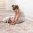 Washable 3X5 Beige Rug - Foldable, Non-Slip For Bedroom, Hallway, Kitchen, Living Room, Area Low-Pile-495081365