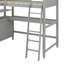 Lit mezzanine simple avec tiroirs Jawanda Kids-987325196
